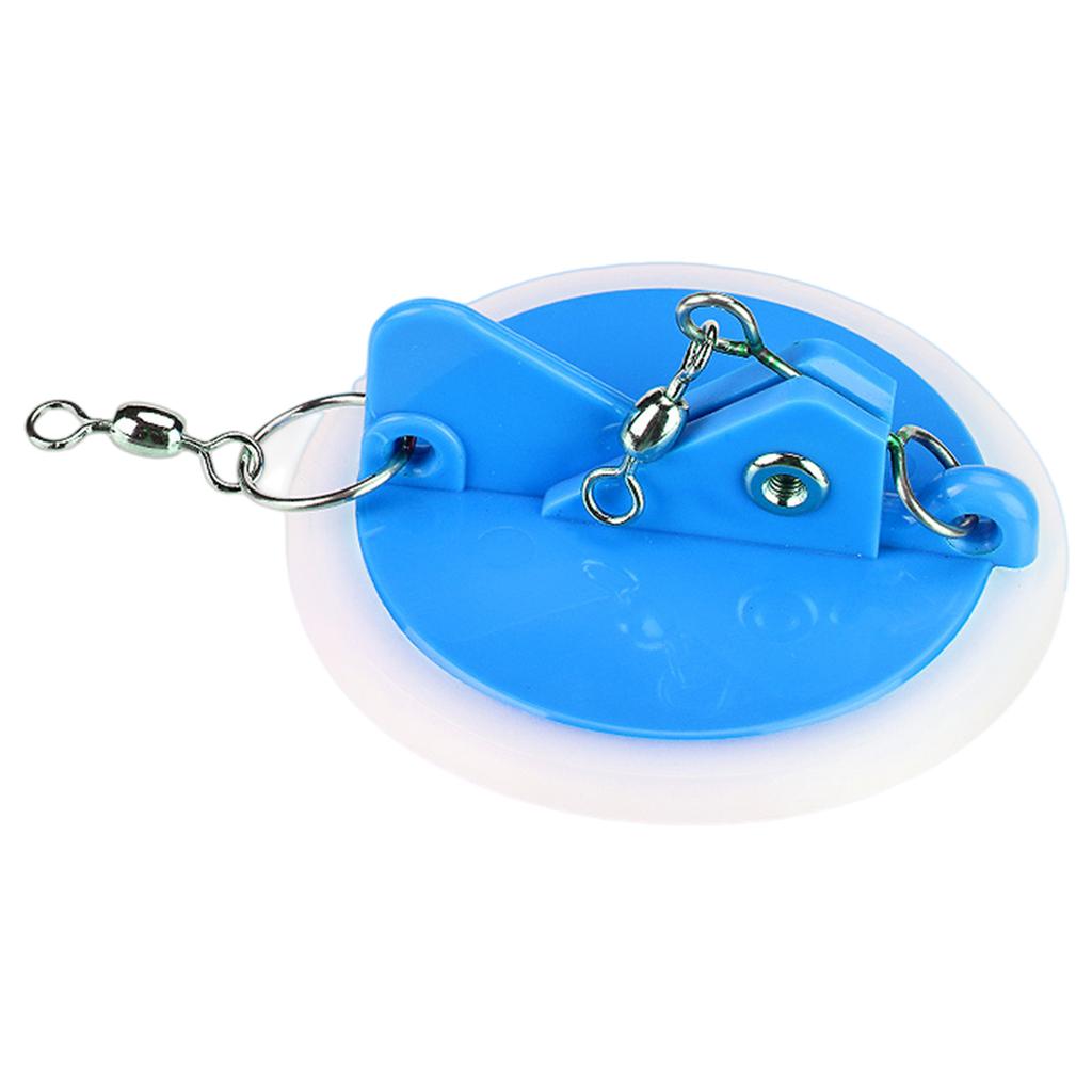 Luminous Trolling Diver Disc Connector with White Bottom Adjustable Stable for Fishing Angling Bass Mandarin Various Fishes