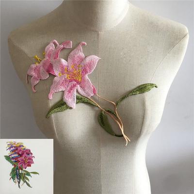Ricamo Poliestere Decorativo Pizzo Traforato Fiore Colletto Cucito Fai-da-te Pizzo Colletto Accessori per Abiti