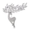 Crystal Micro-set Zircon Brooch Sika Deer Exquisite Super Shiny Jacket Coat Corsage Elk Pin with Accessories Women