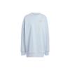 adidas × Mikina s dlouhým rukávem a kulatým výstřihem s potiskem loga Stella McCartney Unisex mikina světle modrá IA7716