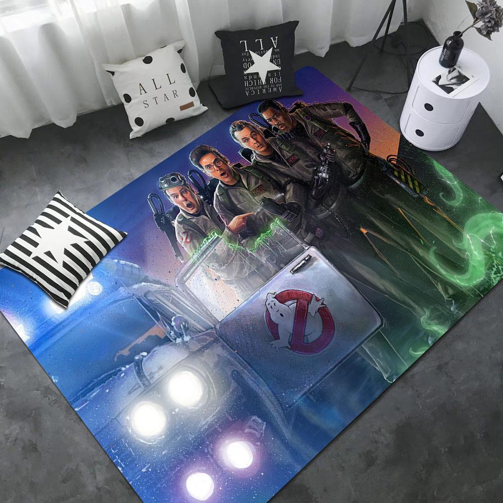 Ghostbusters Door Mat Washable Non-Slip Living Room Sofa Chairs Area Mat Kitchen Toilet Rug