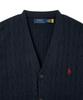Polo Ralph Lauren Cable Knit Cotton Cardigan - Blue