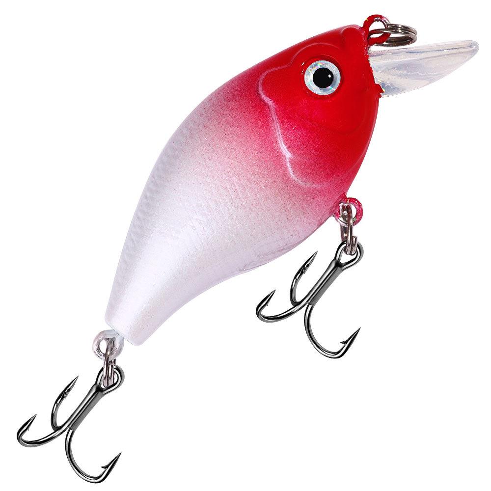 6CM 6.9G Topwater Rocker Lure for Freshwater Realistic Artificial Bait Suitable for Military Fish Red-Eye Bass & Sharpnose Fish