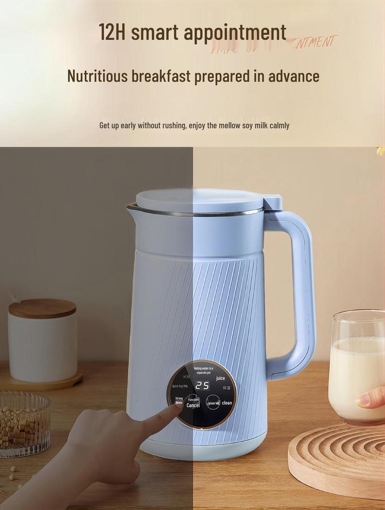 Shenhua Fully Automatic Soy Milk Maker: No-Cook, No-Filter, Multi-Functional Household Food Processor.