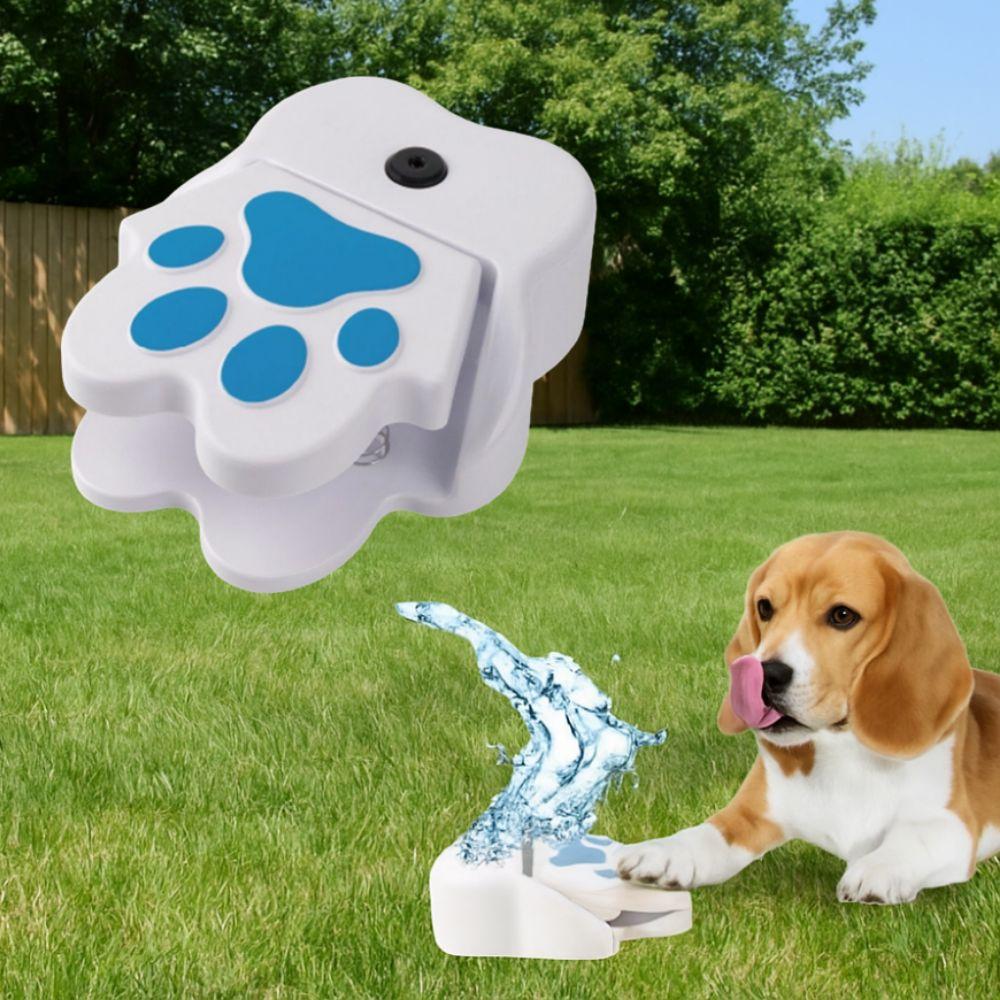 Unique Claw Shape Paw Activated Pet Sprinkler Interactive Plastic Step On Drinking Container Funny Pet Water Fountain Home