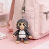 Keychain Punch Monkey His Tiny Plush Buddy Keychain Backpack Purse Car Bag Key Chain Pendant Accessories