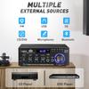 AK45 Stereo Audio Amplifier,300W Home 2 Channel Wireless Bluetooth 5.0 Power Amplifier System, Home Amplifiers FM Radio, USB, SD Card, with Remote