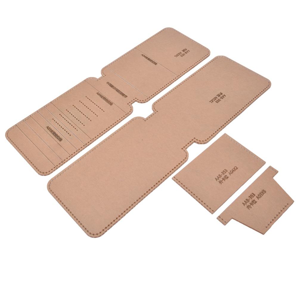AAB-353 Wallet Template Transparent Acrylic Template Leather Pattern Acrylic  DIY Craft