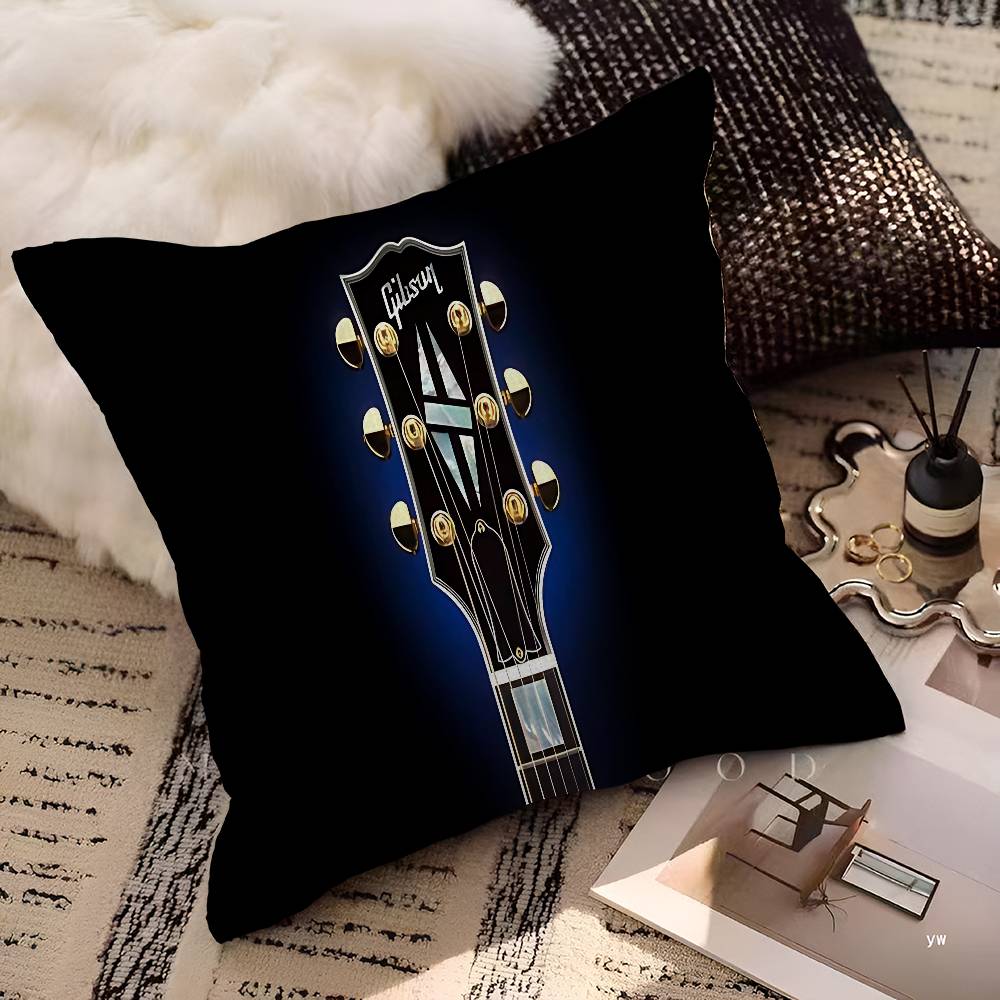 G-Gibson Music Personalized Picture Text Home Decorative Pillows Household Gifts 45X45Cm