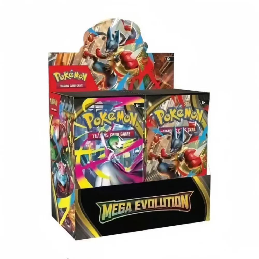 English36Packs Pokemon Card MEGA EVOLUTION SCARLETVIOLE 151 Prismatic Evolutions Black Bolt Booster Battle gameTransaction Card