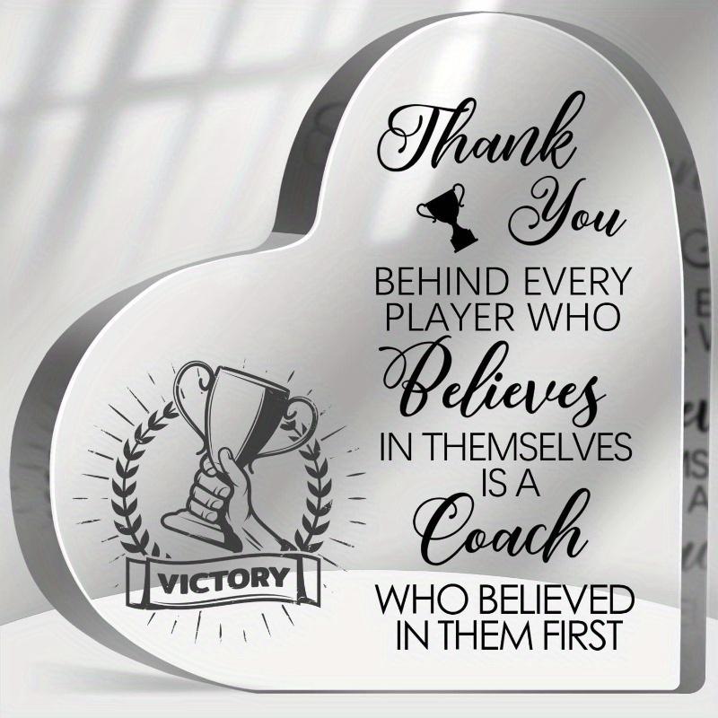 

Спасибо, тренер Сердце - Забавный подарок в знак признательности для спортивных тренеров чистый