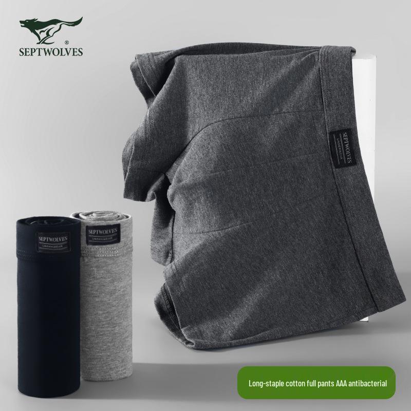 

Мужские хлопковые трусы-боксеры Septwolves: Антибактериальное, дышащее нижнее белье 4XL (Waist 97-103 cm, 90-100 kg)