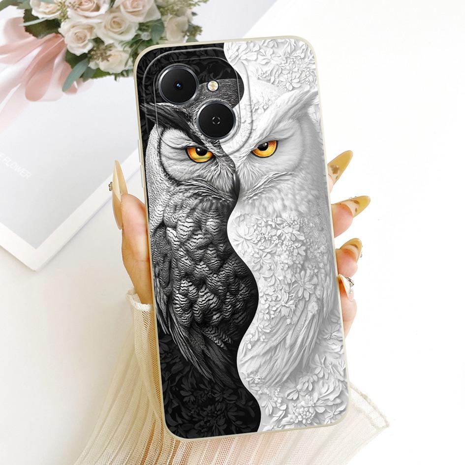 For Tecno Spark 40C Case KM4k Fashion Painted Liquid Silicone Soft TPU Shockproof Cover For Tecno Spark40C Pop 10 Pro Phone Case