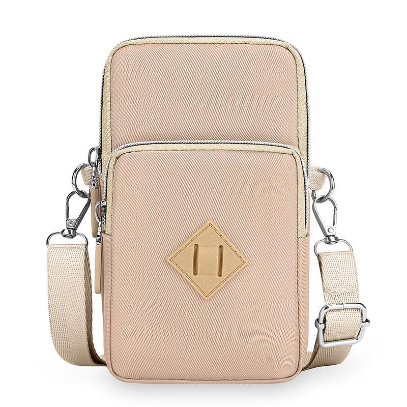 Women Phone Crossbody Bag Mini Shoulder Bag Multi Pocket Mobile Phone Pouch Lightweight Travel Passport Wallet Purse