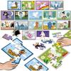 Puzzle - EDUCA - Battle Jr Fantasy - 16 puzzles - Theme fantastique - Pour enfants a partir de 4 ans