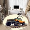 1pc Monster Truck Adventure Chair Carpet for Office Non-Slip, Rug for Office, Room, Good Gift for Family or Friends,  Yy251226161