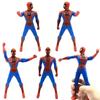 18cm New Doll Model Spider-Man Figures Press Rotate Superman Steve Rogers Figurines Kids Toys Fans Gifts and Kid Friendly Entertaining Fun Play Safe