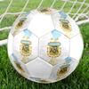 Argentina Football Logo Size 5 Soccer Ball, Machine-Stitched PVC, Durable & High Bounce, All Ages Fit, Fan Merchandise, Matches & Outdoor Use.