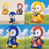 Plastic Pressing Penguin Toy With Rebound Mechanism For Kids Interactive Play