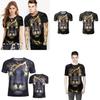 Trendy 3d Printed Lion And Tiger Men's T-shirt Comfortable Loose Fit Summer Wear
