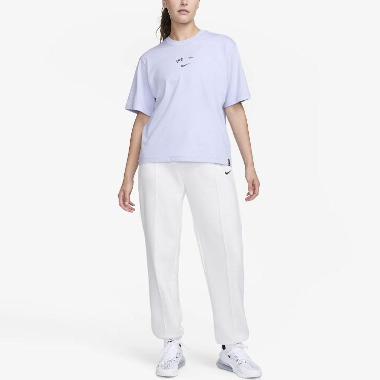 New Nike T Shirt Women's Oxygen Purple FD0982-536