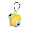 Incredibile Peluche Mascotte Faccia Piatta del Circo Digitale, Circa. 8 centimetri (Kinger (Giallo))