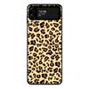 Fashion Leopard Print Panther Black Pc For Samsung Galaxy Zflip3 Z Flip3 5g Zflip Flip Smartphone Case