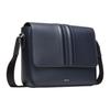 Bally Mythos Logo Print Adjustable Shoulder Strap Magnetic Flap Closure Recycled Cowhide Crossbody Bag Men Bags Navy-Blue 6310579