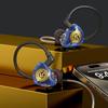 3.5mm Wired Earphone Elbow Earpiece Headset Music Earphones Wired Headset  Listen To Music