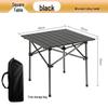 Folding Portable Carbon Steel Camping Table and Chairs Set for Outdoor Dining and Street Stalls