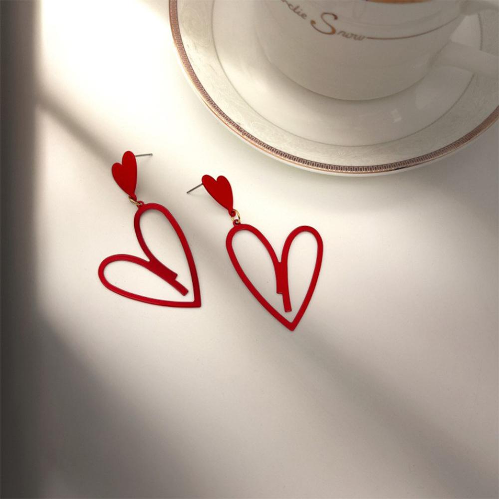 Forest Style Heart-Shaped Earrings For Women, Retro Style Design Earrings, Versatile Earrings For Daily Commuting.