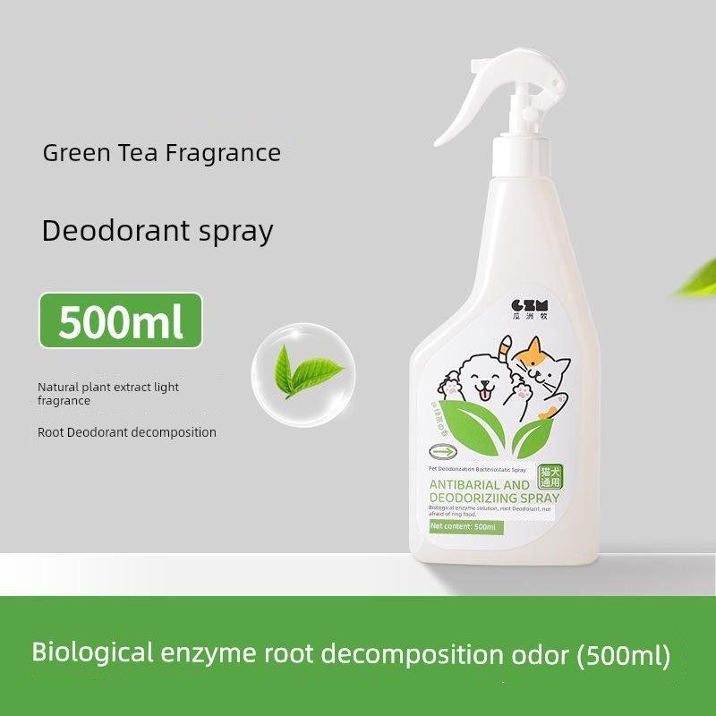 

Deodorant for Pets to Urine Odor Cat Dog/Cat Urine Dog Urine Biological Enzyme Decomposing Agent Deodorant Spray Pet Supplies Pet Deodorant Green Tea Flavor