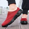 Women's Sandals Backless Walking Sneakers Summer Slip-on Mule Socks Shoes Closed Toe Slippers Men Clogs Plus Size