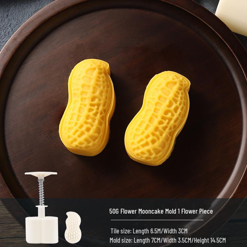 Traditional Cartoon Mooncake Mold, Hand-Press Type for Baking, Available In 50g, 75g, 100g Sizes