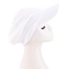 Lightweight Slouchy Visor Hat Breathable Brimmed Sun Hat Fashion Sun Protection Hat  For Women