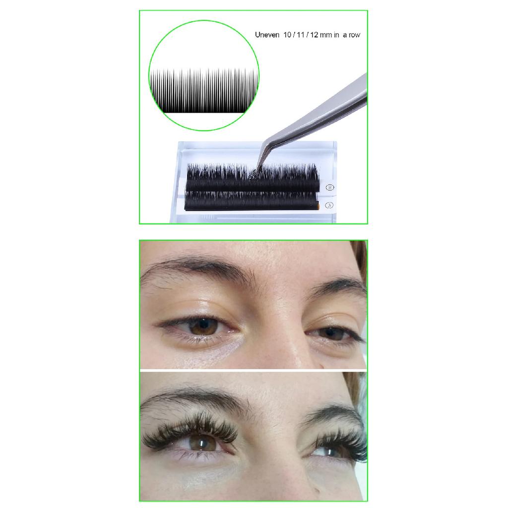 Fadvan Easy Fan Eyelash Extension Soft Faux Mink Lash Russia Volume 1 Second Flare Blooming Eyelash Professional Makeup Supplies