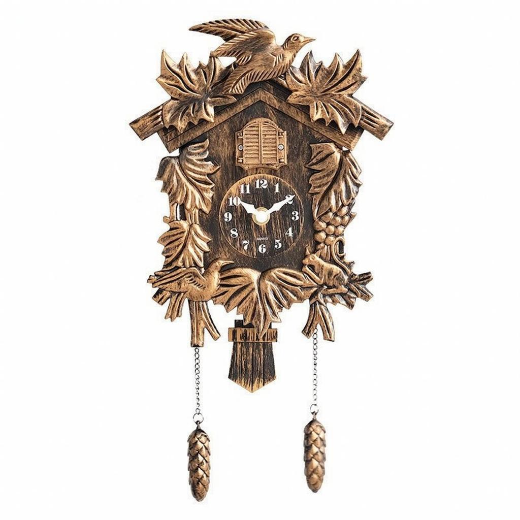 T52 Single-Sided Decorative Wall Clock Sweep Movement for Hallway, Office