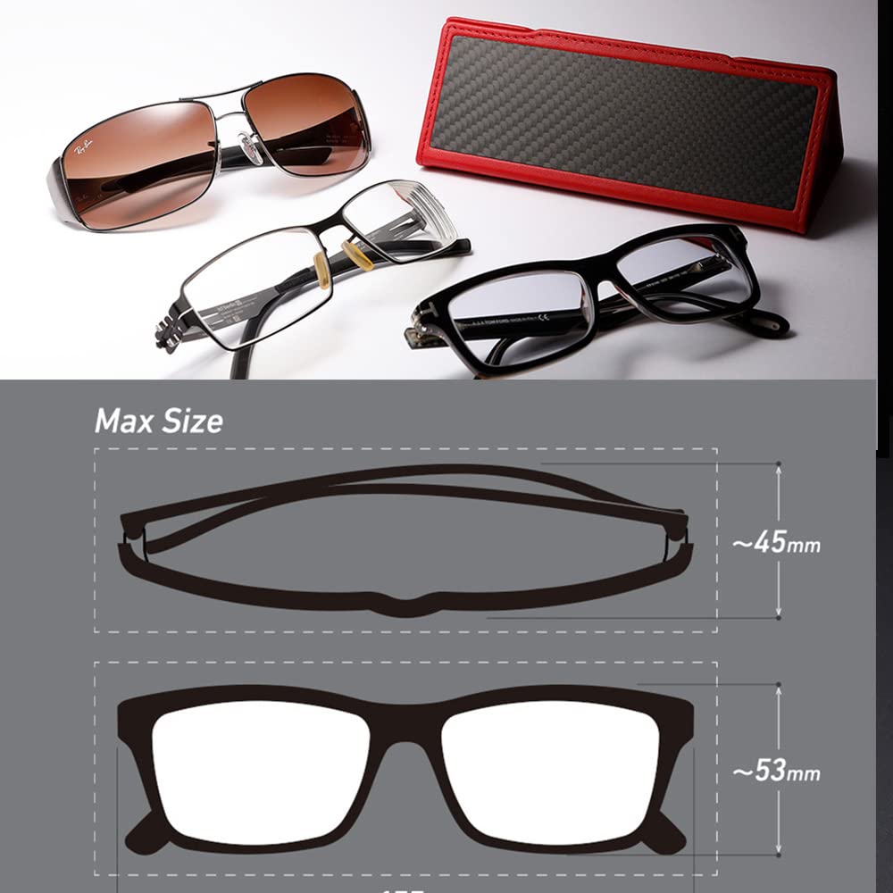 Deff WIZ Folding Glasses Red Case,