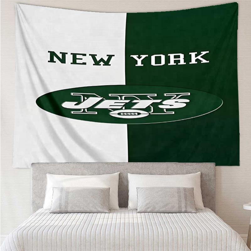 Jets Football Quick-Dry Tapestry Hanging for Bedroom,Livingroom, Playroom,Decor Art Room Wall Tapestry Holiday and Birthday Gifts