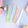 Silicone Facial Mask Brush Soft Head With Scraper Integrated Dual-Use Mud Film Brush Diy Film Adjusting Beauty Tool Beauty