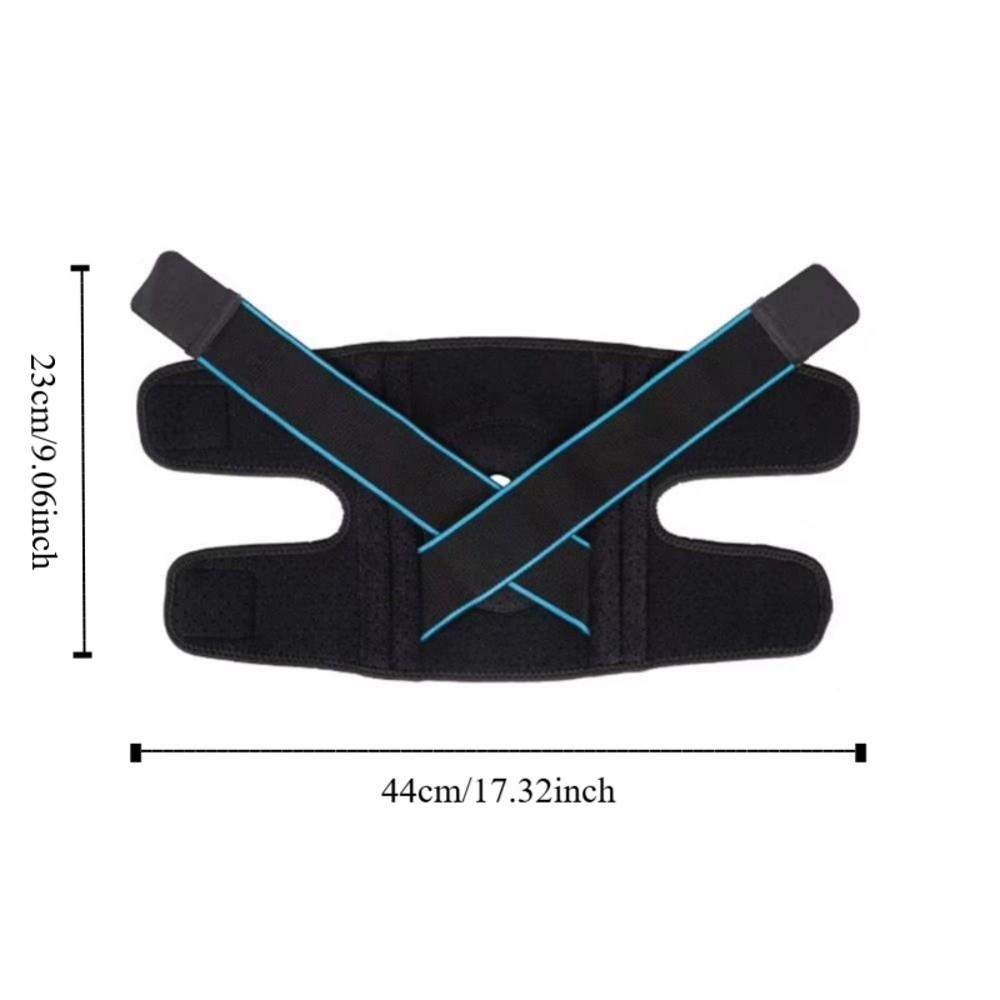 Adjustable Strap Compression Knee Brace Pressurized Elastic Knee Support  Volleyball Protection