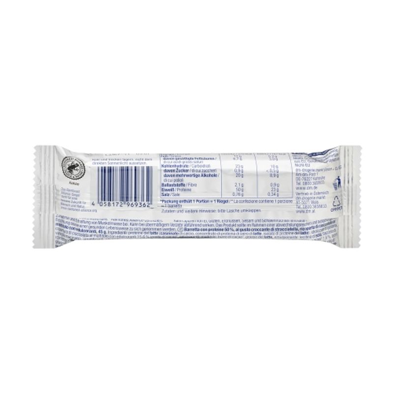 DM Sportsness Protein Riegel 50% Crispy Stracciatella 45g
