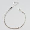 Extra Fine Women's Titanium Steel Snake Bone Chain Bracelet/Anklet - Non-Fading, Simple, Light Luxury, Versatile, and Stackable.