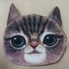35cmx36cm 3D Cute Cat Dog Head Pillow Cushion Home Sofa Car Seat Cushions Creative Cartoon Cat Nap Pillow Cushion Gift