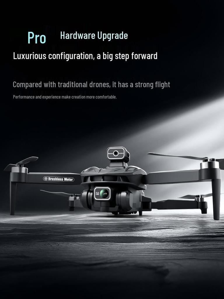 V168 Long-Endurance 8K HD Drone with GPS, One-Key Return, Brushless Motors, Four-Axis Remote Control UAV.
