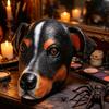Latex Dog Head Masque Realistic Animal Full Head Masque for Halloween Costume Cosplay Fancy