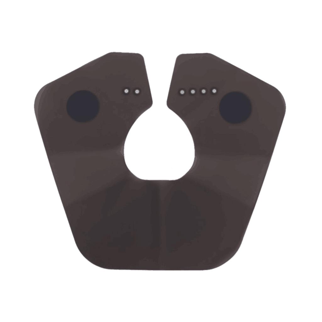 Silikonowy kołnierz na szyję regulowany fartuch do strzyżenia włosów Farba do włosów Obroża fryzjerska do salonu fryzjerskiego