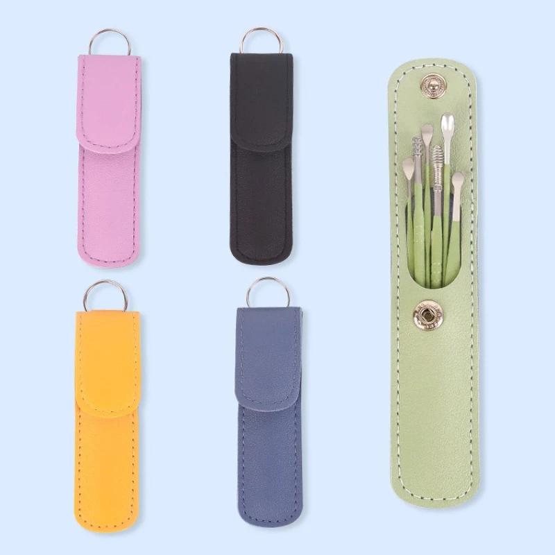 6pcs/set Stainless Steel Ear Pick Tools for Adults to Clean Earwax