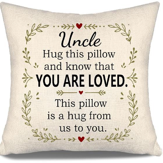 Daughter Hug This Pillow and Know That You Are Loved This Pillow Is A Hug from Me To You Throw Pillow Covers for Daughter from Mom Dad Birthday Gift
