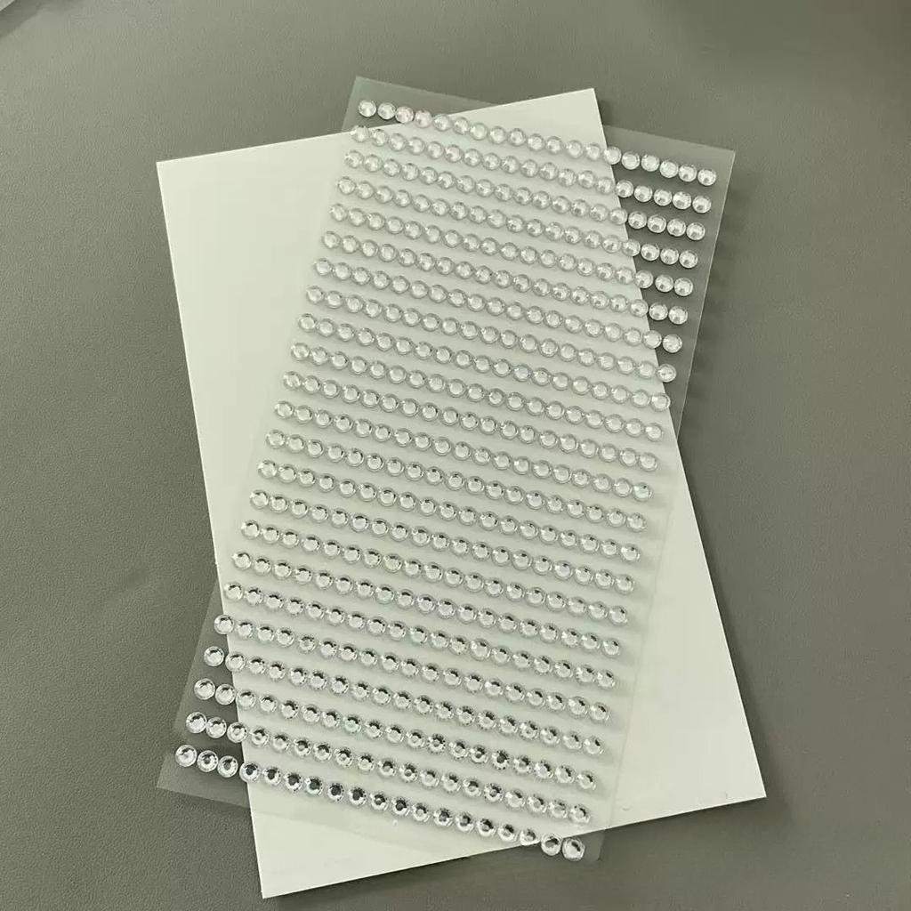 3D Stereo Strass Scrapbook Journal Aufkleber Glänzendes Herz DIY Dekor Aufkleber für Mädchen Koreanische Mode Aufkleber Studentenbedarf